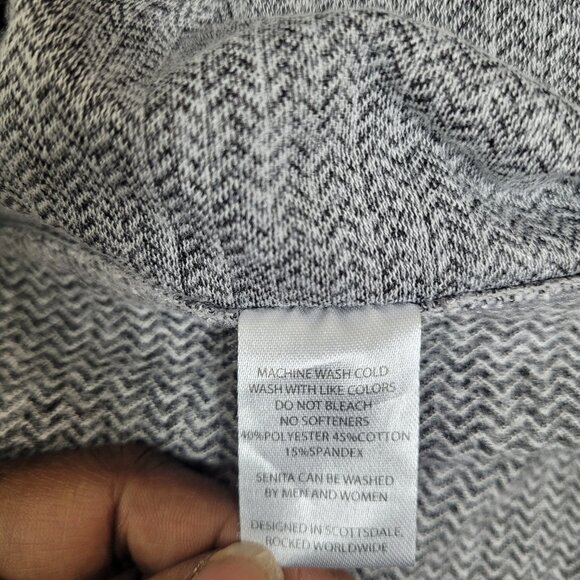 Senita Athletics Gray Quarter Zip Pullover Women’s Size Small Running Top - Picture 10 of 10